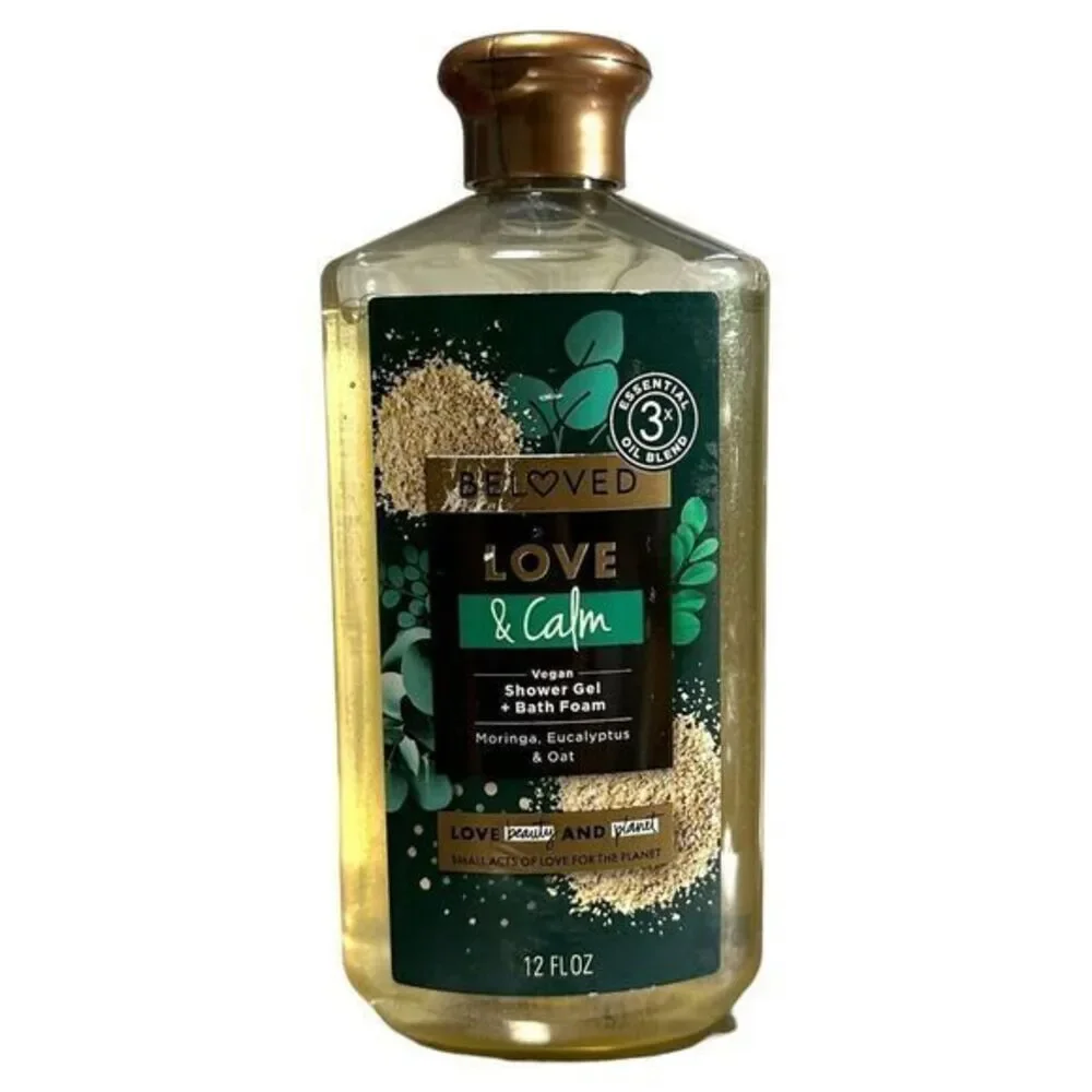 Love Beauty & Planet BELOVED‎ Shower Gel + Bath Foam - Moringa, Eucalyptus & Oat